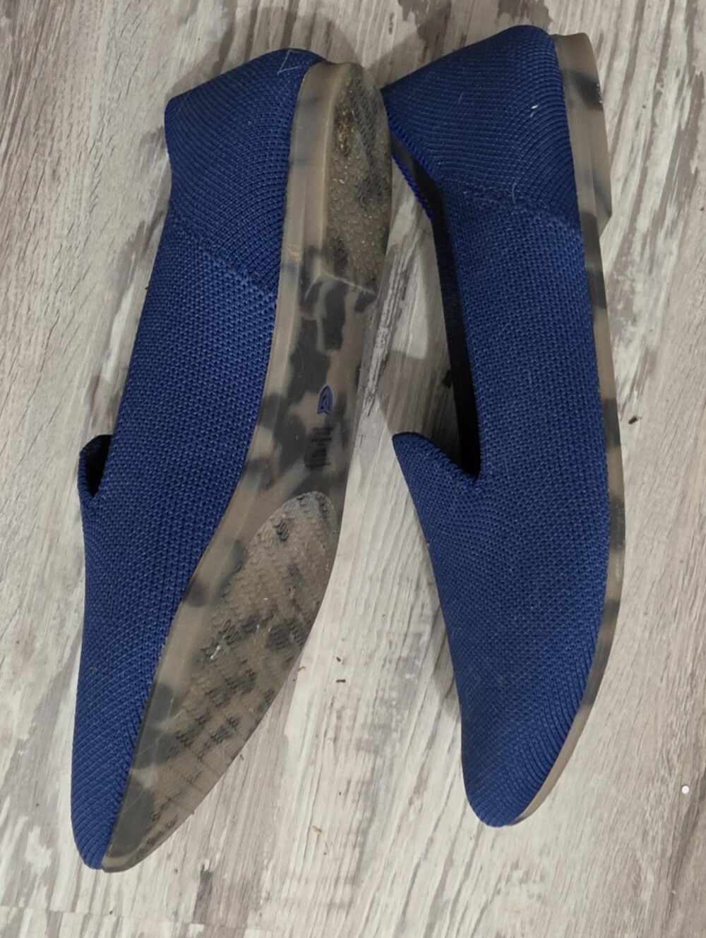 Rothy's Blue Almond Loafers - Size 8 - EUC - Picture 4 of 5